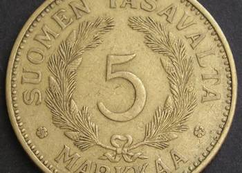 FINLANDIA 5 MARKKAA  MAREK 1938