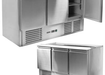 Stół Chłodniczy Sałatkowy Gastronomiczny 3-Drzwiowy 360l Yato YG-05290