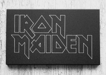 Iron Maiden logo grawerowane na blasze... obrazek