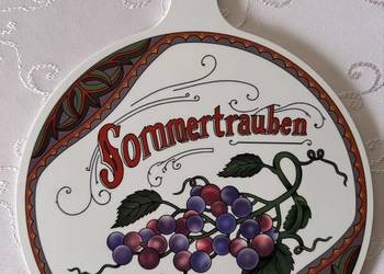 Deska dekoracyjna Vintage winogrona Sommertrauben retro do serwowania