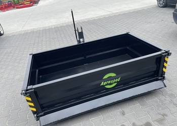 Skrzynia transportowa 1,85m tuz przód/tył proszkowo malowana#11.