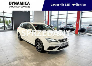 Seat Leon ST FR 1.5TSI 130KM M6 2019 r., salon PL, serwisowany w ASO, f-a …