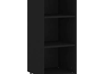 Szafka czarna 345x325x90 cm materiał drewnopochodny WM-828749
