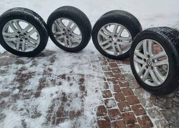 Koła aluminiowe z oponami. Golf 5