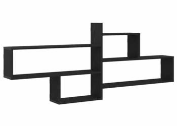 vidaXL Półka wisząca, czarny dąb(SKU:868075)