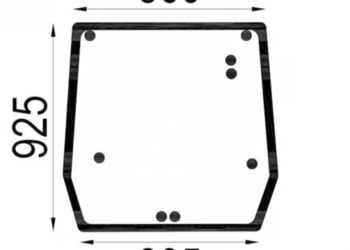 Szyba tylna Case JX 70,75,80,85,90,95 New Holland TD