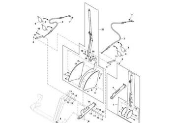 John Deere 960 - Przewód DC213456 (Hamulce)
