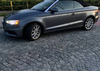 Audi A3 Cabriolet 8V 2.0 TFSI 220 KM quattro – niski przebieg, świetny stan