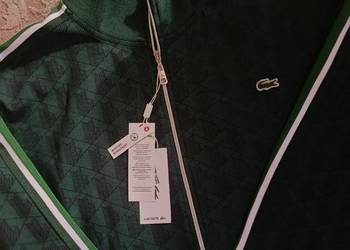 Bluza męska Lacoste Monogram - ciepła wygodna, rozmiar S
