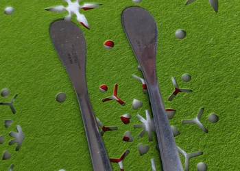 Nóż do  smarowania stal IKEA- 2 szt