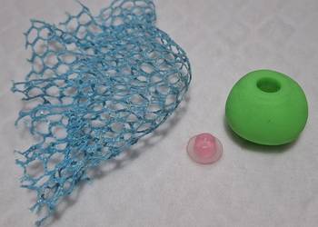 Zestaw do gniotka z siateczką, zielony, DIY (Kreatywne, dla dziecka)