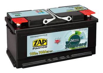 Akumulator ZAP Standard 100Ah 760A PRAWY PLUS