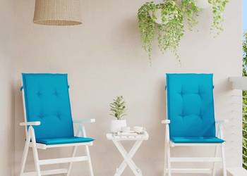 vidaXL Poduszki na krzesła ogrodowe, 2 szt., niebieskie, 120x50x3(SKU43183) vidaXL Poduszki na krzesła ogrodowe, 2 szt., niebieskie, 120x50x3(SKU43183)