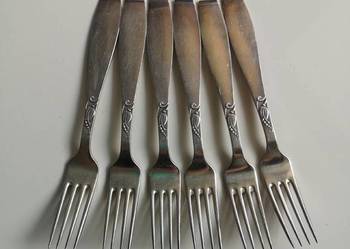 Widelce obiadowe komplet plater vintage