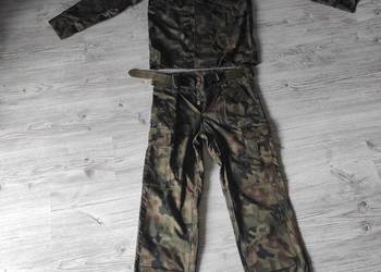 Mundur wojskowy z paskiem s/xl