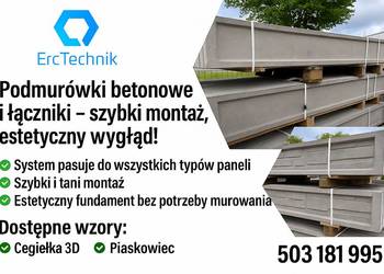 Podmurówka systemowa 25 cm - Łącznik