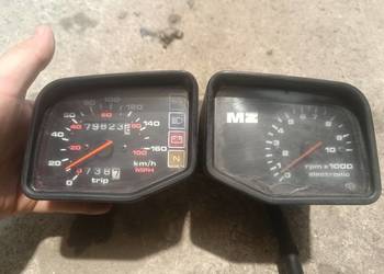 MZ ETZ zegary / saxon / oryginlane / sprawne / obrotomierz / prędkościomier