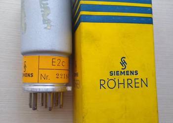 Lampa elektronowa E2c Siemens Pentoda mocy