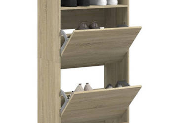 Szafka na buty dąb sonoma 60x34x116 cm WM-840017