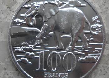KATANGA-100 FRANCS-2017 r-SŁOŃ-