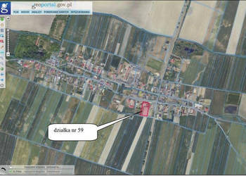 Syndyk sprzeda działkę zabudowaną domem we wsi Łękanów