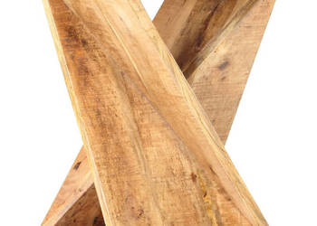Stolik boczny 35 x 35 x 55 cm lite drewno mango WM-286183
