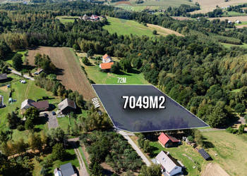 Działka budowlana 70ar media, droga asfaltowa