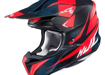 Offroadowy kask cross atv enduro HJC i50 Tona Czerwony Mc1