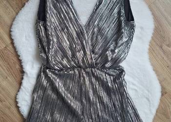 Elegancki srebrny kombinezon Noisy May 36 na festiwal impreze