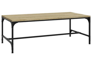 Stolik kawowy dąb sonoma 100x50x35 cm materiał drewnopochodny WM-819388