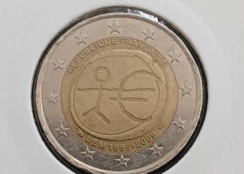 2  Euro Francja  2009 r.- 10 lat Euro