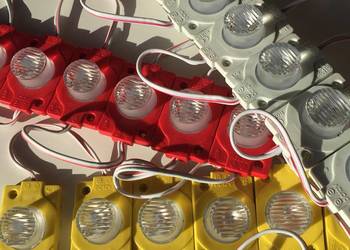 Moduł LED 1,5W 12V soczewkowa IP65 biała zimna Sierpc, Woj.