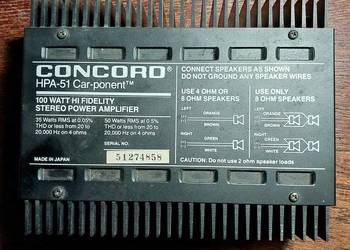 Concord HPA-51 wzmacniacz samochodowy J