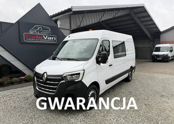 Renault Master L2H2 średniak 7 osobowy brygadówka doka pełna opcja