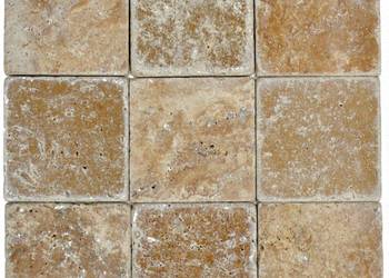 Kamień Naturalny Trawertyn Midas Brown 1x10x10 antyk