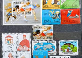 K Znaczki polskie rok 1992 - III kwartał kasowany