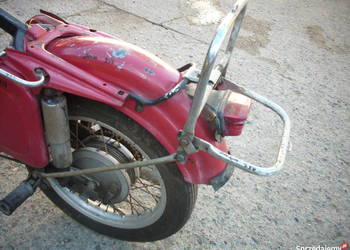 Lata 60 te.Jawa 354.Bagażnik tylny,tył