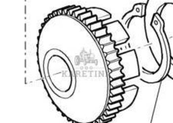 New Holland T7000 T7030 Koło Zębate Napędu Mostu Przedniego CZĘŚCI 5164773…