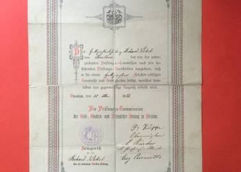 ( 1825 ) Niemiecki Dokument, Nokel