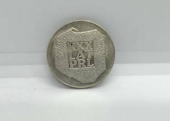 Srebrna moneta XXX Lat PRL "Mapka" 200 zł 1974r