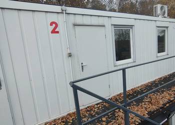 Kontener biurowy 5x9 m 45m2 podwójny ocieplany budowlany socjalny