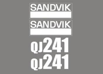 Naklejki oklejenie SANDVIK QJ241 Zamiennik