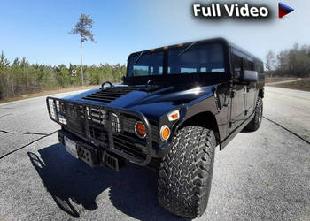 Hummer H1 Special Edition 350v8 Black Humvee 4x4 Jedyny taki H1 skóra klim…
