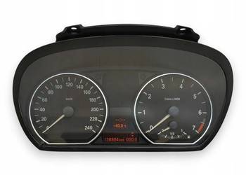 LICZNIK ZEGARY 9166813 BMW E81 E82 E87 E88 1.6 i Benzyna 138 804km europa