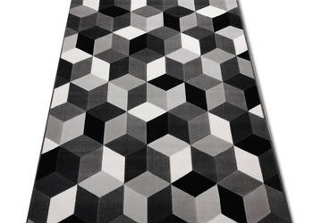 DYWAN 140X200 NEW IDEA 3D SZARY GĘSTY WŁOS UNIWERSALNY RÓŻNE WYMIARY
