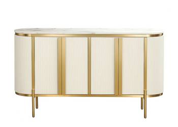 Komoda złota kremowa Omega Glamour Premium 160x40x90