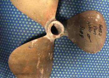 Śruba napędowa wykonana z mosiądzu średnica 40cm L