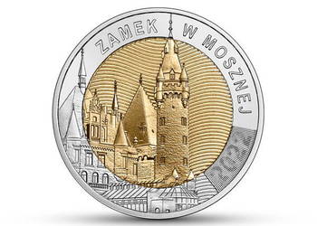 Moneta 5 zł Zamek w Mosznej