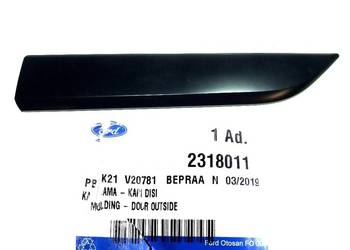 NAKŁADKA LISTWA DRZWI PRZÓD LEWA FORD CUSTOM 2012 2318011