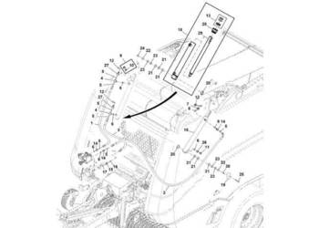 John Deere 960 - Pręt DC217779 (Układ hydrauliczny)